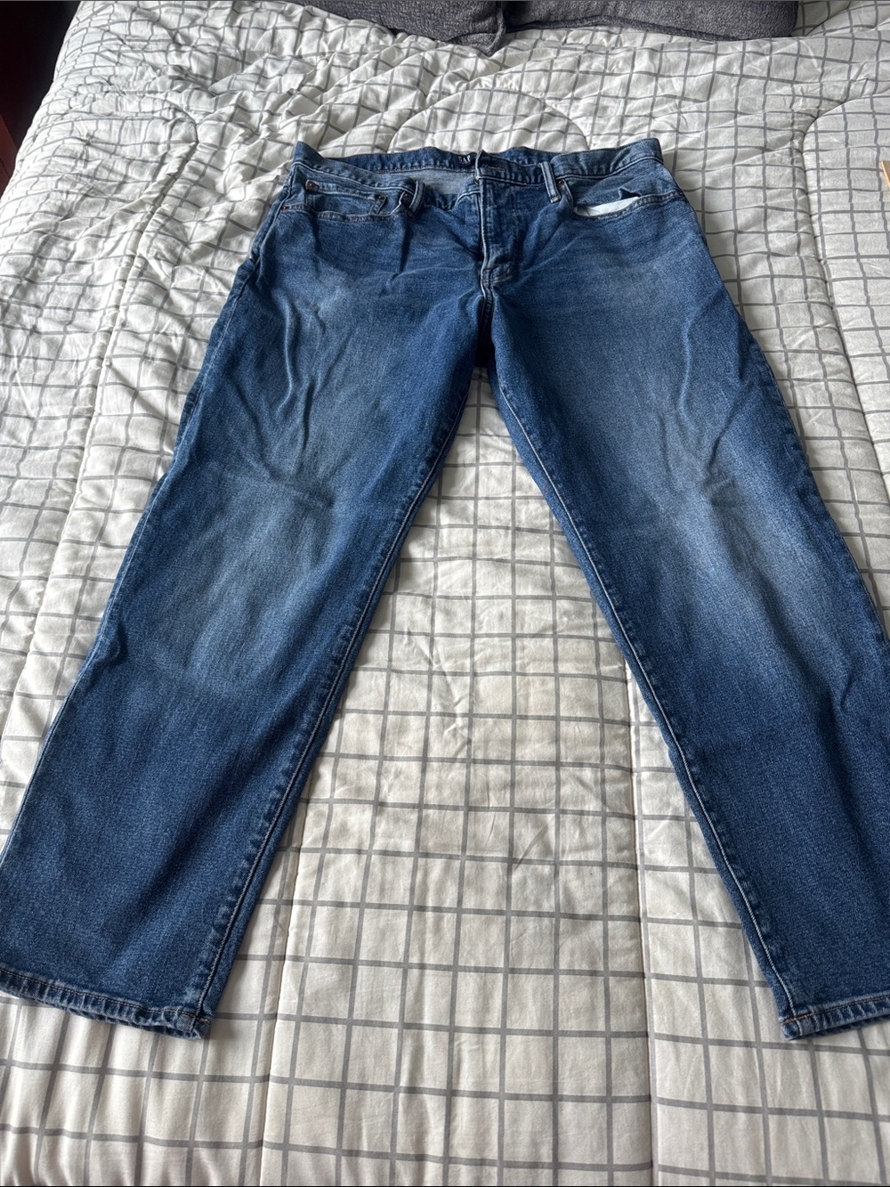 GAP Straight Leg Men's Denim Jeans in Deep Blue 38 x 30